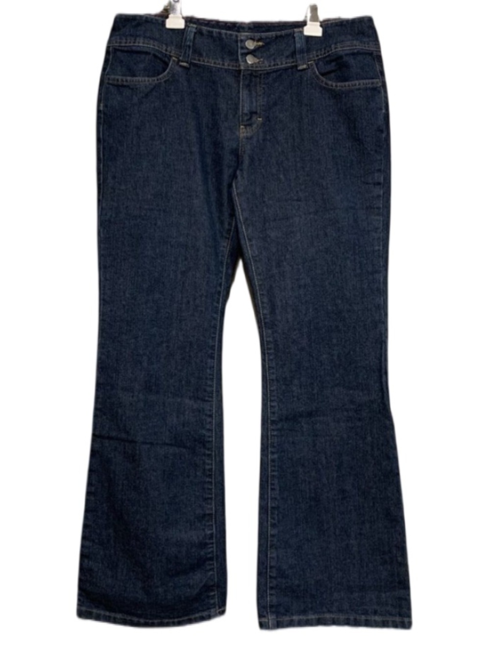 Tommy Jeans Flare Dark Wash Jeans 13 Double Button Y2K 2000s